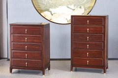 當代新中式家具衣帽間鞋柜裝修效果圖 衣柜鞋柜